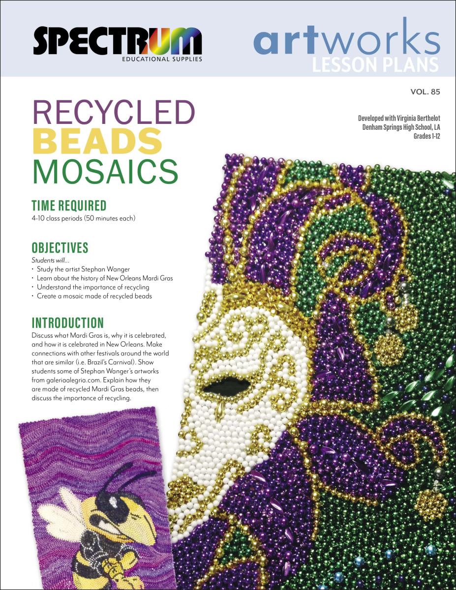 Recycled Beads Mosaics