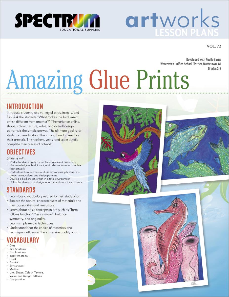 Amazing Glue Prints