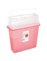 Contenant Sharps-A-Gator&trade; Covidien à chemin tortueux pour objets acérés - 5 quarts