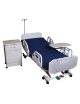 Hospital Bed Package - 4-Rail Bed, 1 Drawer Cabinet, Graham-Field Synergy 1000 Multi-Position, Electric 