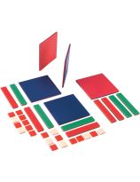 Spectrum 4 Colour Algebra Opaque Pieces - 1 Student Set