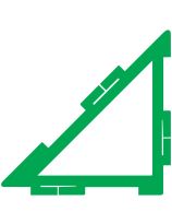 Frameworks – Bulk Pack of 100 Right Angle Triangles