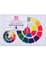 Talens Gouache Extra Fine Primary Set - 6 Jars (16 mL)