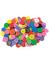 Roylco&reg; Bright Buttons - 1 lb (454 g) Bag