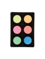 Jack Richeson&trade; Mini Fluorescent Tempera Cakes in Tray - (Set of 6)