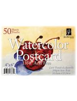 Watercolour 135 lb. Paper Postcards - 10cm x 15 cm (4" x 6") - Pack of 50 Pack