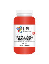Demco EnCouleurs Finger Paint - Red, 500 mL