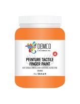 Demco EnCouleurs Finger Paint - Orange, 1L