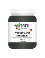 Demco EnCouleurs Finger Paint - Black, 1L
