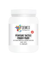 Demco EnCouleurs Finger Paint - White, 1L