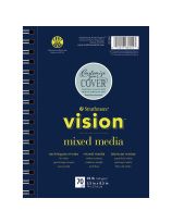 Tablette à techniques mixtes Vision™ de Strathmore&reg;, 98 lb (160 g/m²), 70 feuilles - 14 cm x 22 cm (5½" x 8½")