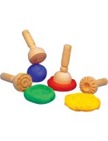 Wooden Dough Stampers