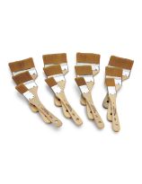 Royal Brush&reg; Large Area Gold Taklon Brush - Bright - Set of 12