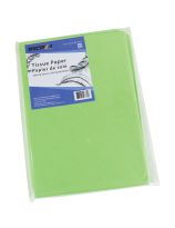 24 feuilles de papier de soie à couleur insoluble, 51 cm x 76 cm (20" x 30") - Vert printanier