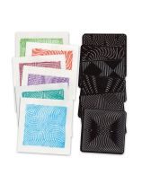 Op Art Rubbing Plates