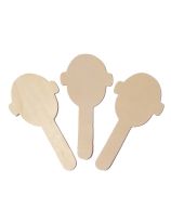 Wooden Face Sticks