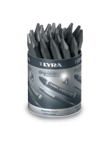 LYRA&reg; Graphite Water Soluble Crayons 2B 6B 9B - 11 x 1.2 cm (4-9/16" x 1/2") - Set of 24