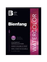 Bienfang&reg; Aquademic Watercolour Paper - 90lbs - 22.86 cm x 30.5 cm (9" x 12") - 15 Sheets