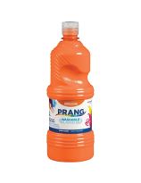 PRANG&reg; Ready-to-Use Washable Liquid Tempera Paint - 946 mL (32 oz) - Orange