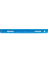 Westcott&reg; Clear Plastic Ruler 30 cm (12")