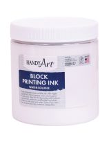 Handy Art Block Printing Ink - 8oz (237ml) - White