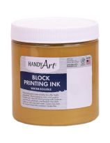 Handy Art Block Printing Ink - 8oz (237ml) - Gold