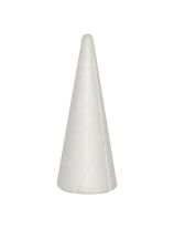 Cône en styromousse de 7,6 x 15 cm