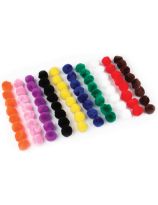 VALUE PACK Pom-Poms - 2.5 cm (1") - Pack of 100 - Assorted