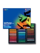 Pastels tendres Mungyo, couleurs assorties - Ensemble de 36
