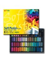 Mungyo&reg; Soft Pastels (Half-Size), Elementary Grade - Assorted Colours, Set of 64