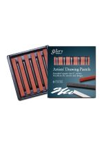 Mungyo&reg; Drawing Pastel, Conté Sticks - Sanguine, Set of 6