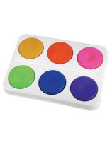 Spectrum Secondary Colours Tempera Cake Set with Paint Blocks Tray - Assorted - Set of 6