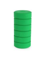 Spectrum Tempera Cake Refill - Set of 6, Bright Green