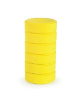 Spectrum Tempera Cake Refill - Set of 6, Neon Yellow