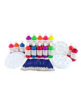 Fluorescent Liquid Washable Watercolour Classroom Kit