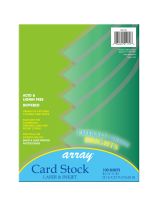100 feuilles de papier cartonné Pacon® Array®, 65 lb, 22 cm x 28 cm (8½" x 11") - Vert émeraude