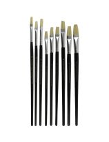 Spectrum Flat Series 577 Eterna Brushes - Assorted Sizes - Set of 108
