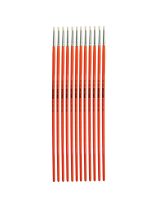 Spectrum White Hog Brush: Series 3332 - Round, Domed - Size 2 - Pack of 12