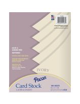 100 feuilles de papier cartonné Pacon® Array®, 65 lb, 22 cm x 28 cm (8½" x 11") - Ivoire classique