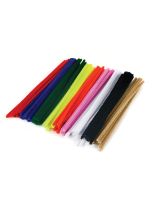4mm Short Chenille Stems 15 cm (6") - Pack of 100