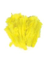 Plumes décoratives, 14 g - Jaune