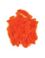 Plumes décoratives, 14 g - Orange