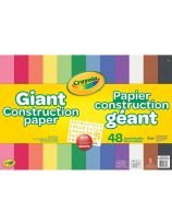Crayola Giant Construction Paper & Stencil Set