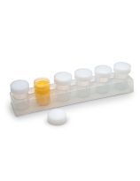 6 Well Paint Tray With Caps (22 mL, 3/4 oz jars)