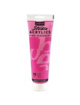 Studio Acrylic High Viscosity Fine Acrylic 250ml, Azo Pink