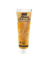 Studio Acrylic High Viscosity Fine Acrylic 250ml, Yellow Ochre