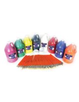 Ensemble de gouache Spectrum avec bouteilles de 3,8 L (128 oz) - En 8 couleurs