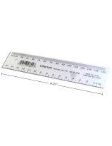 Flexible Transparent Metric Ruler - 15 cm