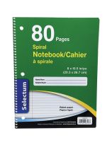 Selectum - Coil Notebook, 8" x 10.5" - 80 pages
