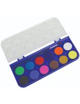 Ensemble d’aquarelle lavable, 12 couleurs - Paquet de 36